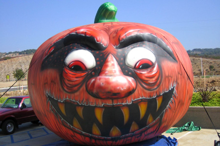 18' Scary Pumpkin