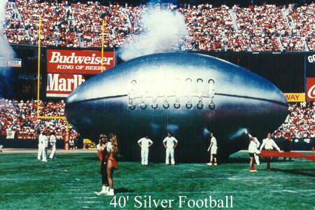 40' Silver Football