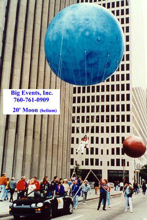 20' Moon - Helium Parade Balloon