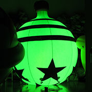 lighted helium sphere