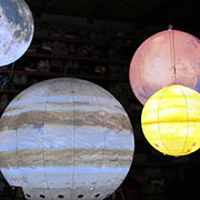 lighted helium sphere