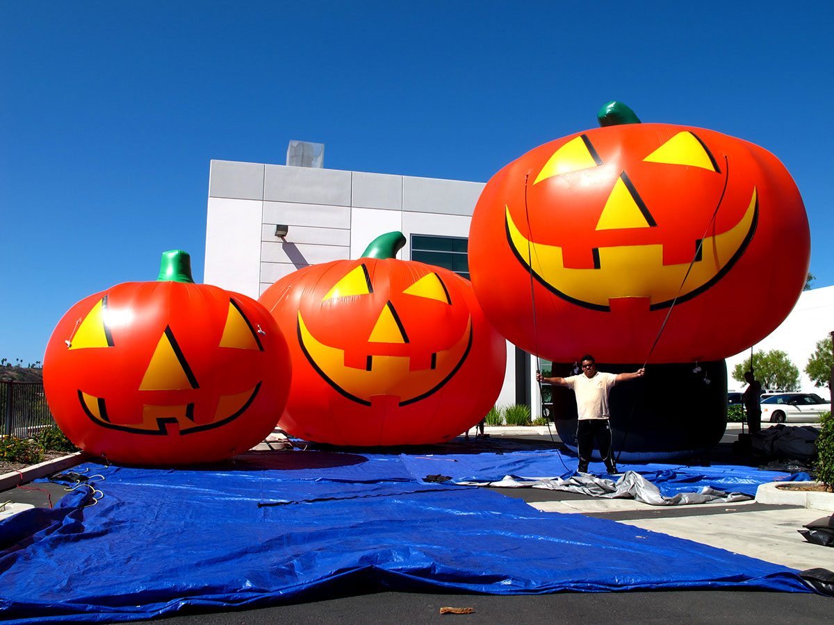 Giant Balloon Pumpkin