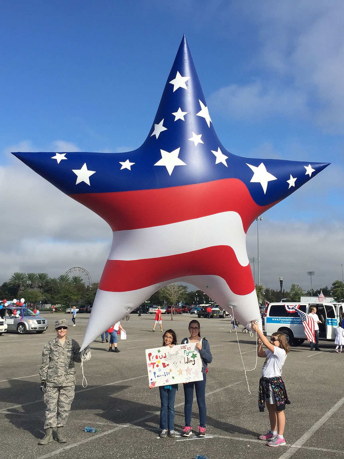 15' Apple Helium Parade Balloon