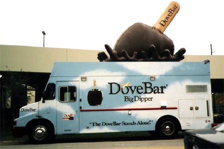 10' Dove Ice Cream  Balloon