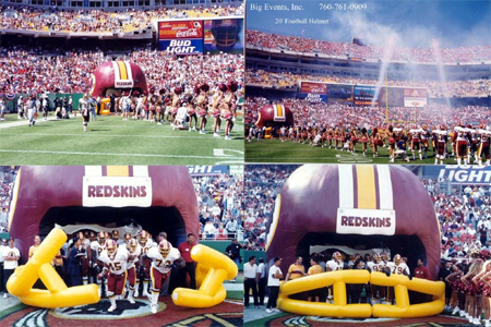 20' Redskins Football Helmet  Balloon