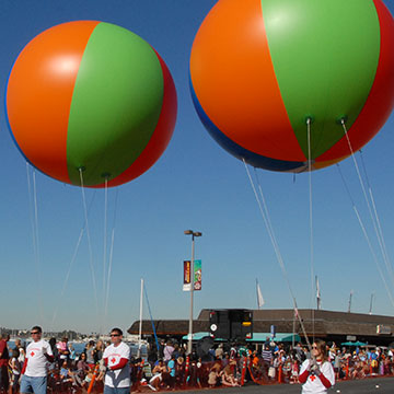 Helium Advertising Spheres