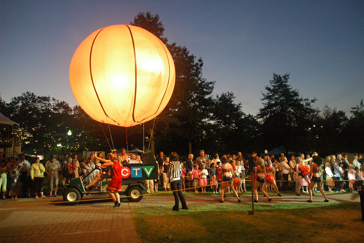 Lighted Helium Spere - Advertising Balloon