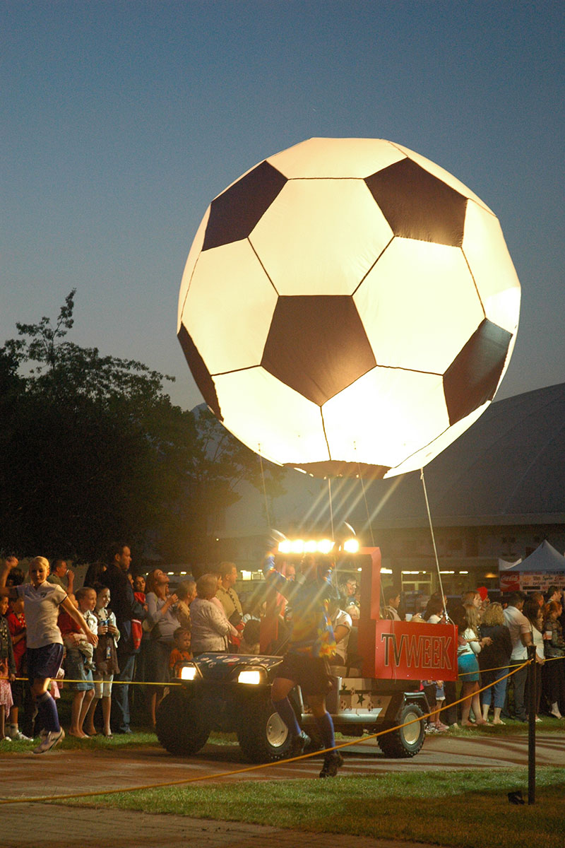 Lighted Helium Spere - Advertising Balloon