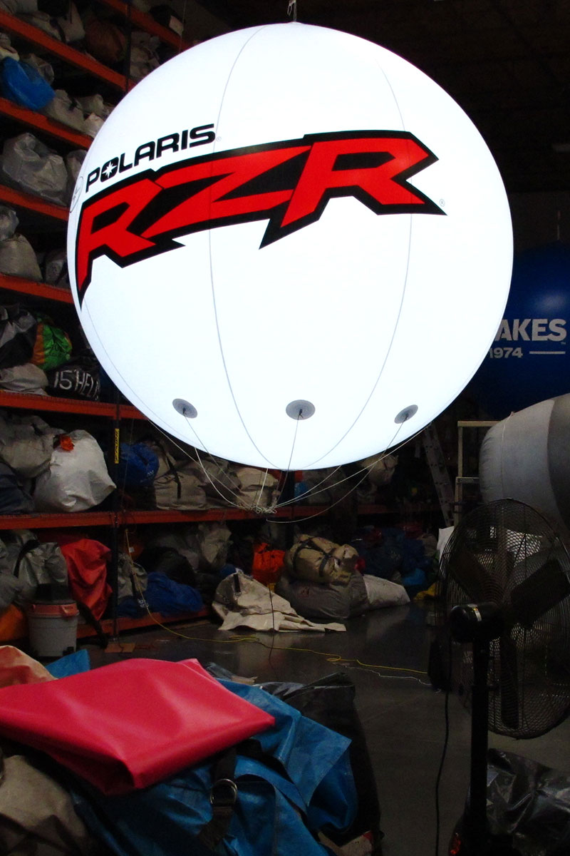 Polaris Glamis Advertising Balloon